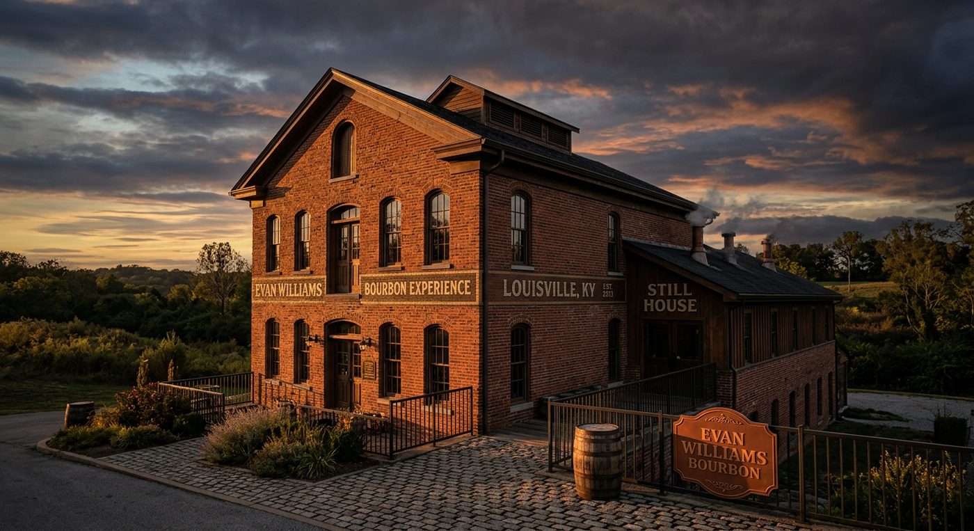 Evan Williams Bourbon Experience distillery
